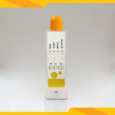 Test rapide combiné de l'antigène du rotavirus + du cryptosporidium + du coronavirus + de l'E. Coli