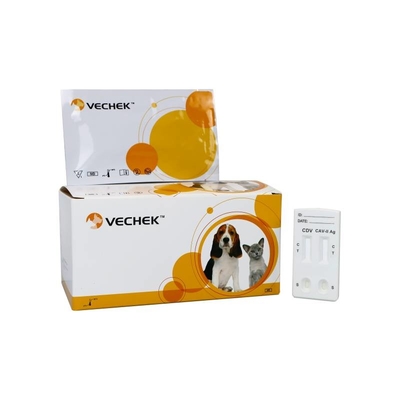 Cassette rapide combinée d'essai d'antigène canin d'adénovirus-II de virus de maladie canine