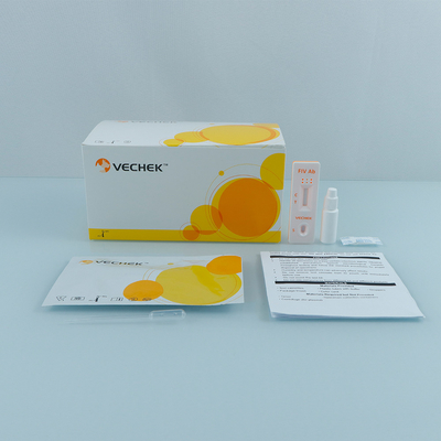 Cassette rapide d'essai d'anticorps commode de Cat Immunodeficiency Virus Test Kit FIV