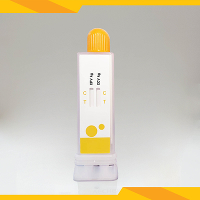 Vétérinaire utilise le test rapide combiné de l'antigène CPV+CCV (excréments/vomissements), le parvovirus canin VIPC-627 et l'antigène canin du coronavirus.