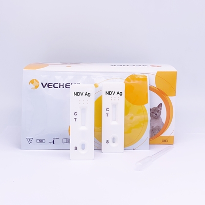 Kits rapides vétérinaires d'essai de NDV, kit d'essai d'antigène de virus de la maladie de Newcastle