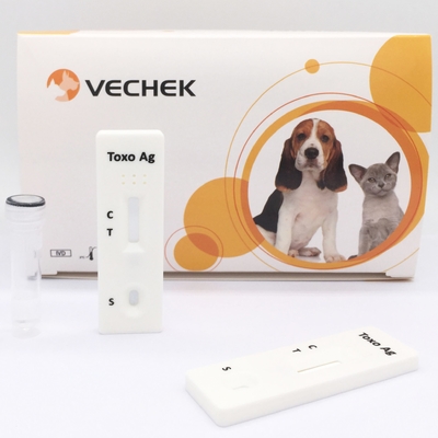 Une cassette rapide d'essai de Gondii de toxoplasme canin d'étape