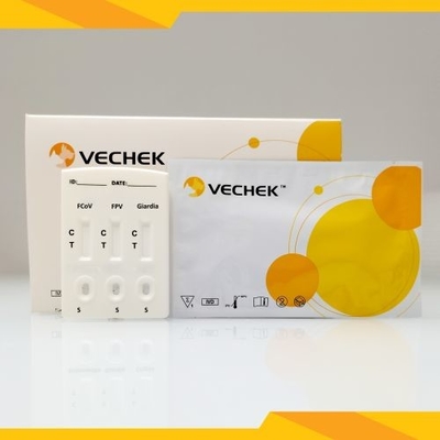FCoV + FPV + spécimen rapide combiné de résidus de cassette d'essai d'antigène de Lamblia de Giardia